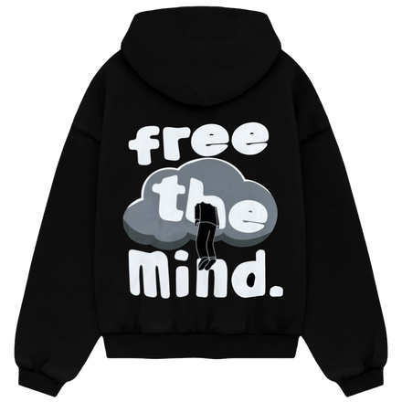 [Free The Mind] Hoodie Black